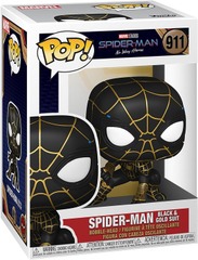 Funko Pop! Marvel: Spider-Man No Way Home - Spider-Man Black and Gold Suit 911 - Bobble head